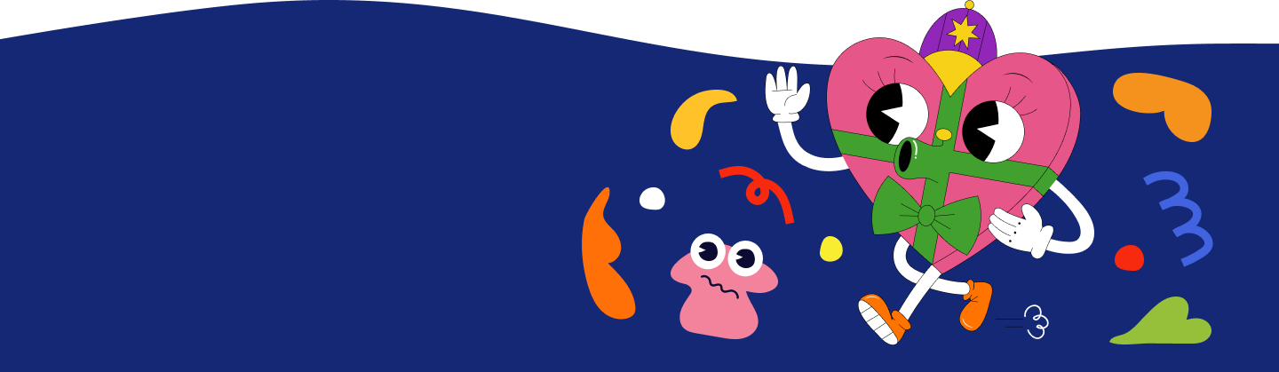 banner footer custom cursor