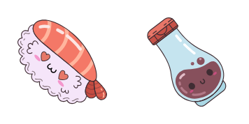Pack de curseurs Kawaii: Nigirizushi