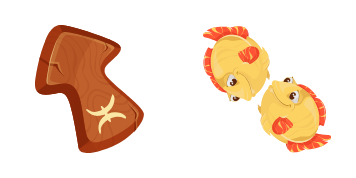 Zodiac Sign: Pisces cute cursor