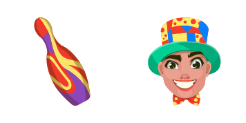 Juggler cute cursor