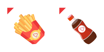 Pack de curseurs Fast Food
