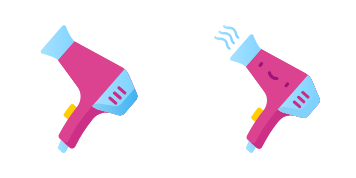Hair Dryer cute cursor