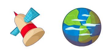 Pack de curseurs Earth Planet