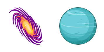 Pack de curseurs Uranus Planet