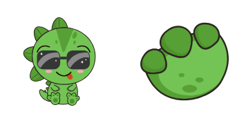 Kawaii: Dino курсор-пак