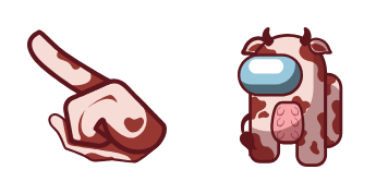 Funny Cow Character Cursor Pack