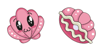 Kawaii: Seashell Cursor Pack
