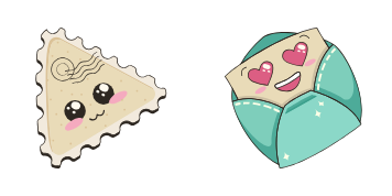Pack de curseurs Kawaii: Letter