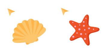 Seashell and Starfish Cursor Pack