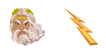 God Zeus cute cursor
