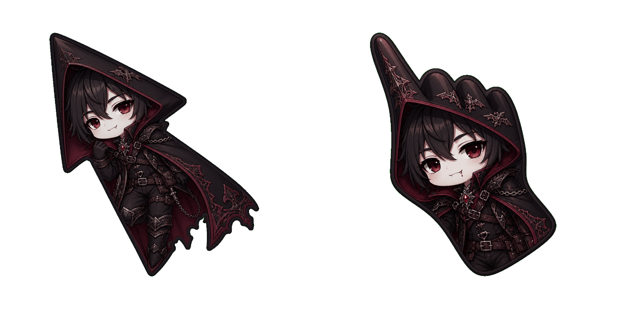 Baldur's Gate 3 Astarion Vampire cursor pack