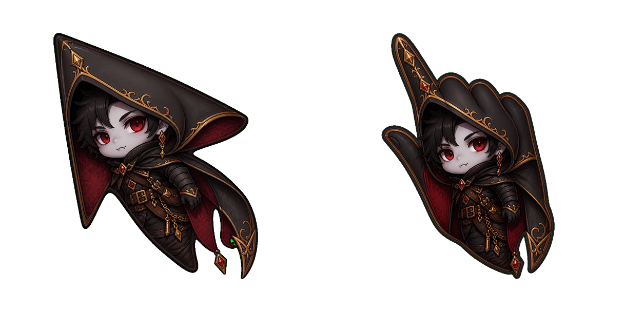 Baldur's Gate 3 Astarion Rogue cursor pack