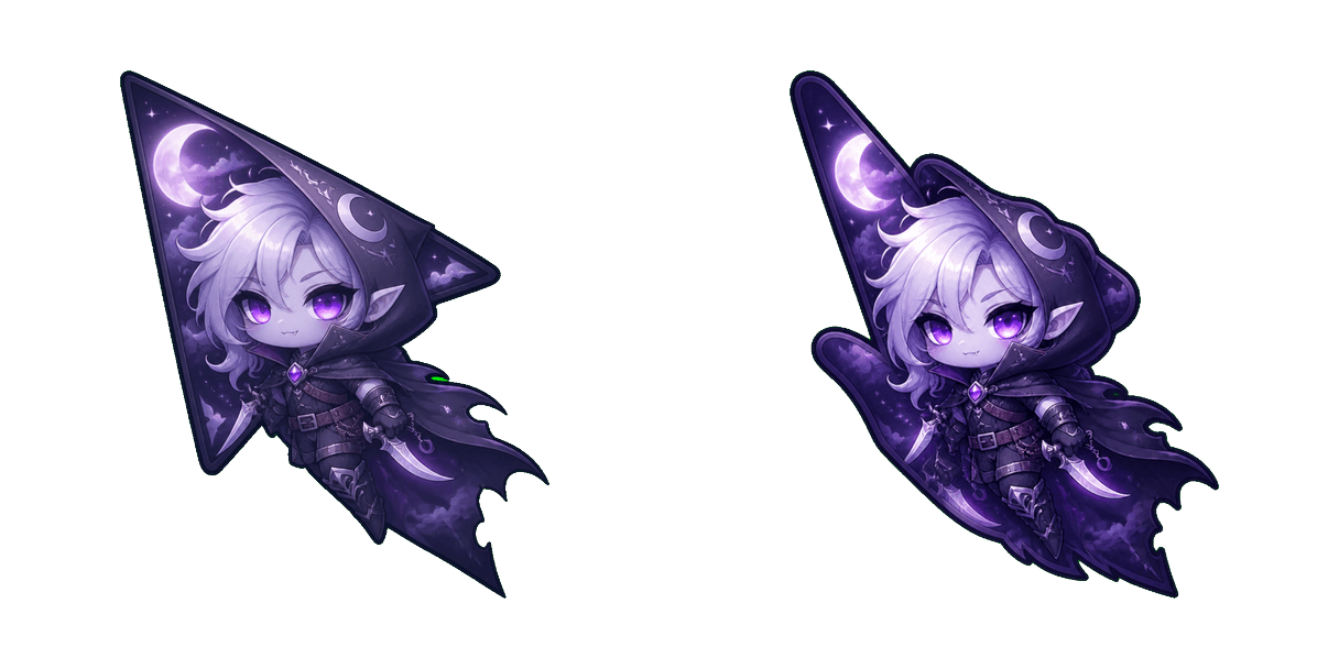 Baldur's Gate 3 Astarion Moonlight cursor pack