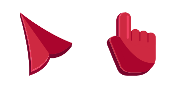 Maroon Cursor Pack