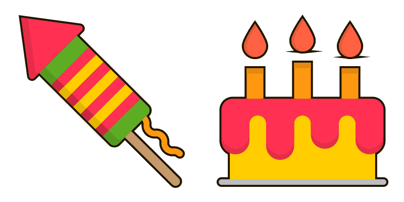 Birthday Сake cute cursor