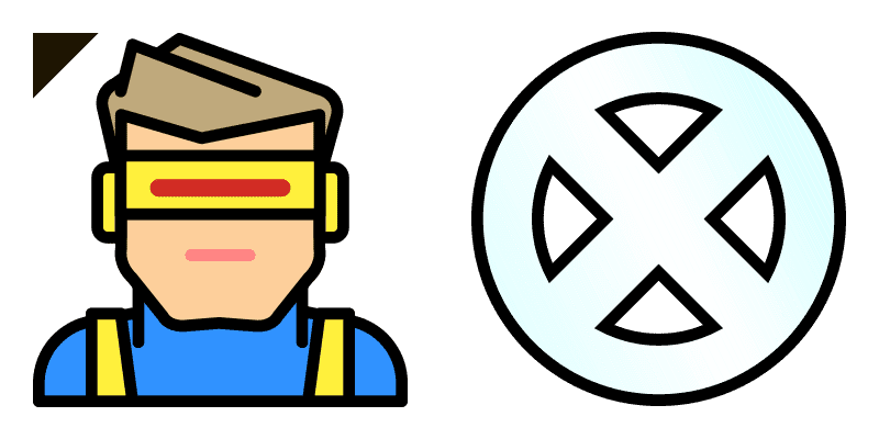 Cyclop X-Men cute cursor