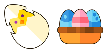 Pack de curseurs Easter Egg