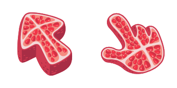 Pomegranate Texture cute cursor