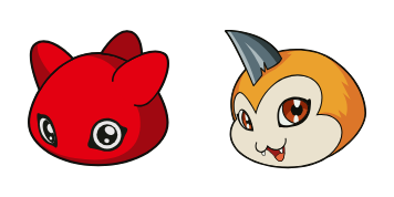 Punimon and Tunomon Cursor Pack