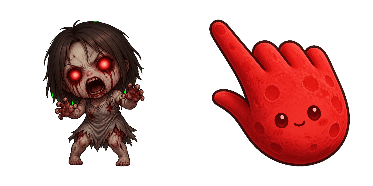 7 Days to Die Screamer Zombie cursor pack