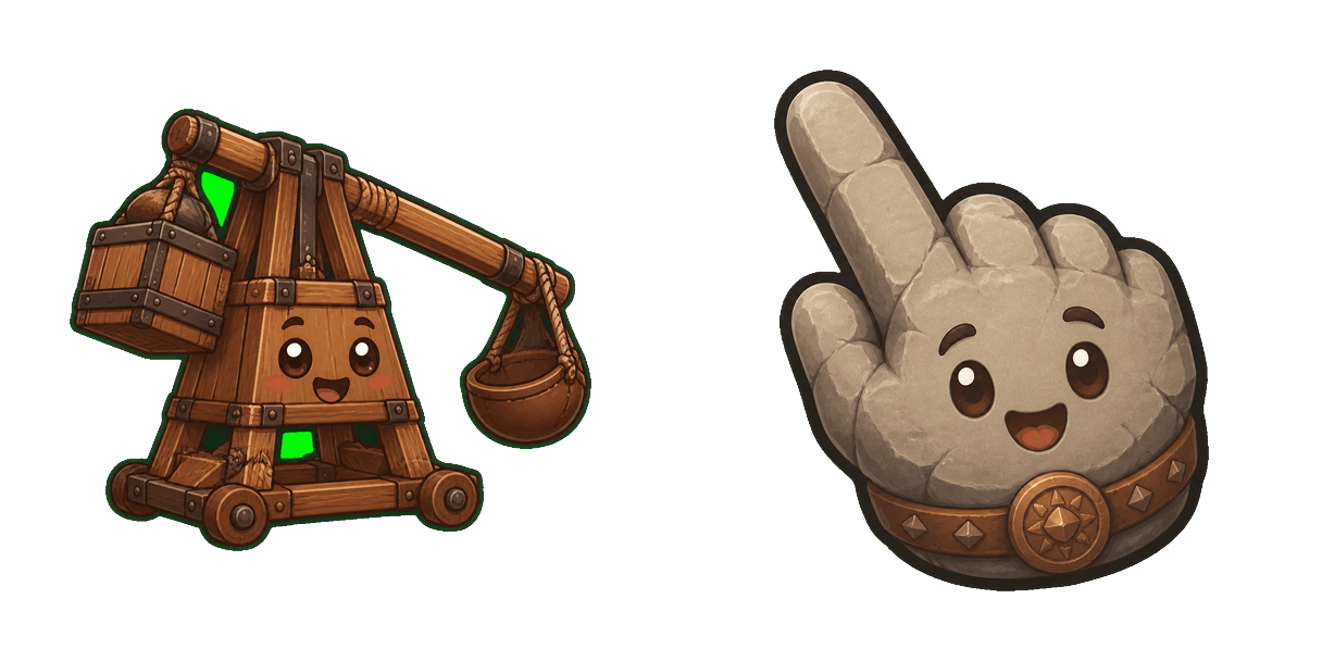 Age of Empires II Trebuchet cursor pack