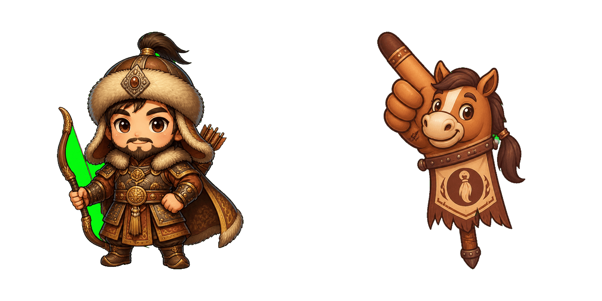 Age of Empires IV Mongol Khan cursor pack
