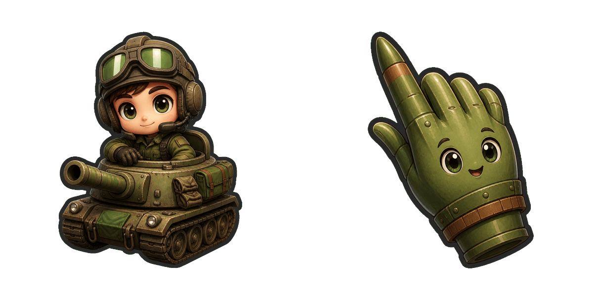 Battlefield Tank Commander cursor pack