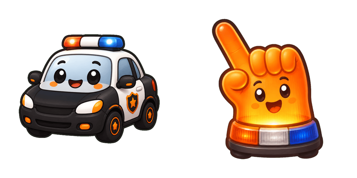 BeamNG.drive Police Car cursor pack