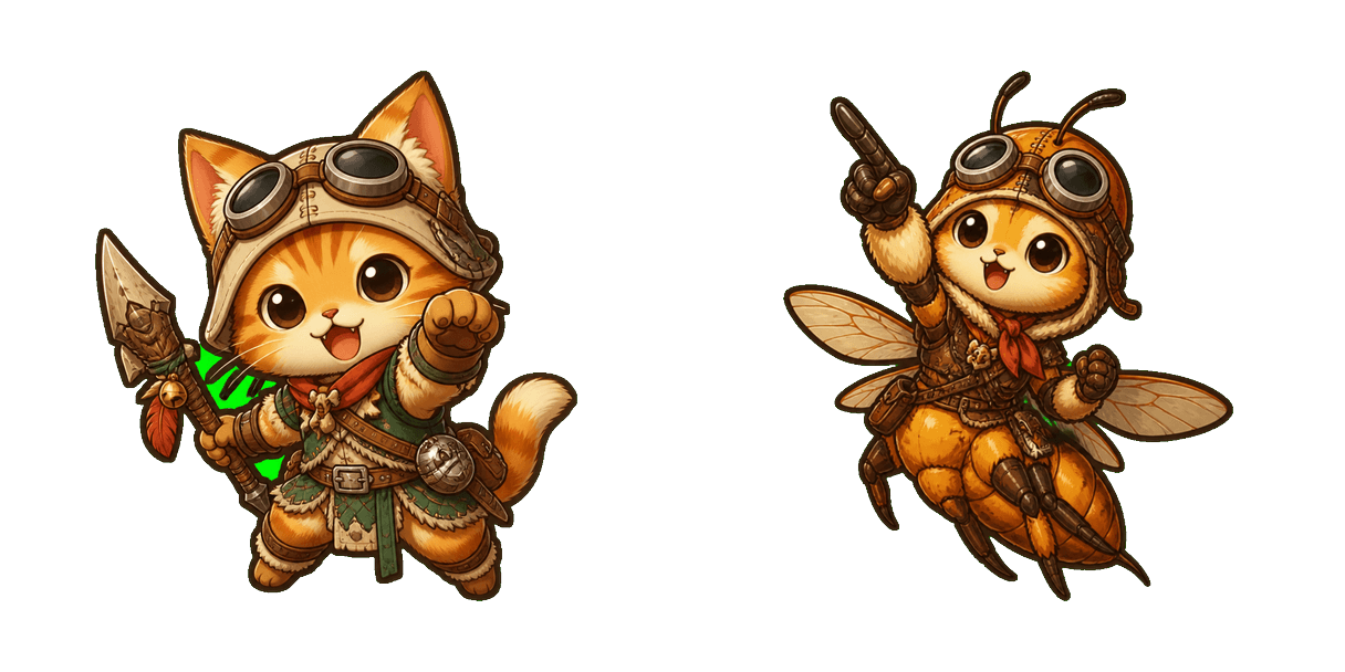 Пакет курсорів Monster Hunter Wilds Palico