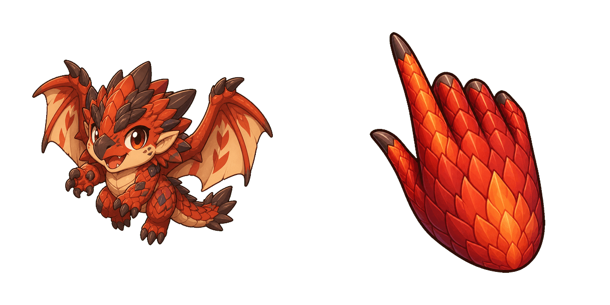 Пакет курсорів Monster Hunter: World Rathalos