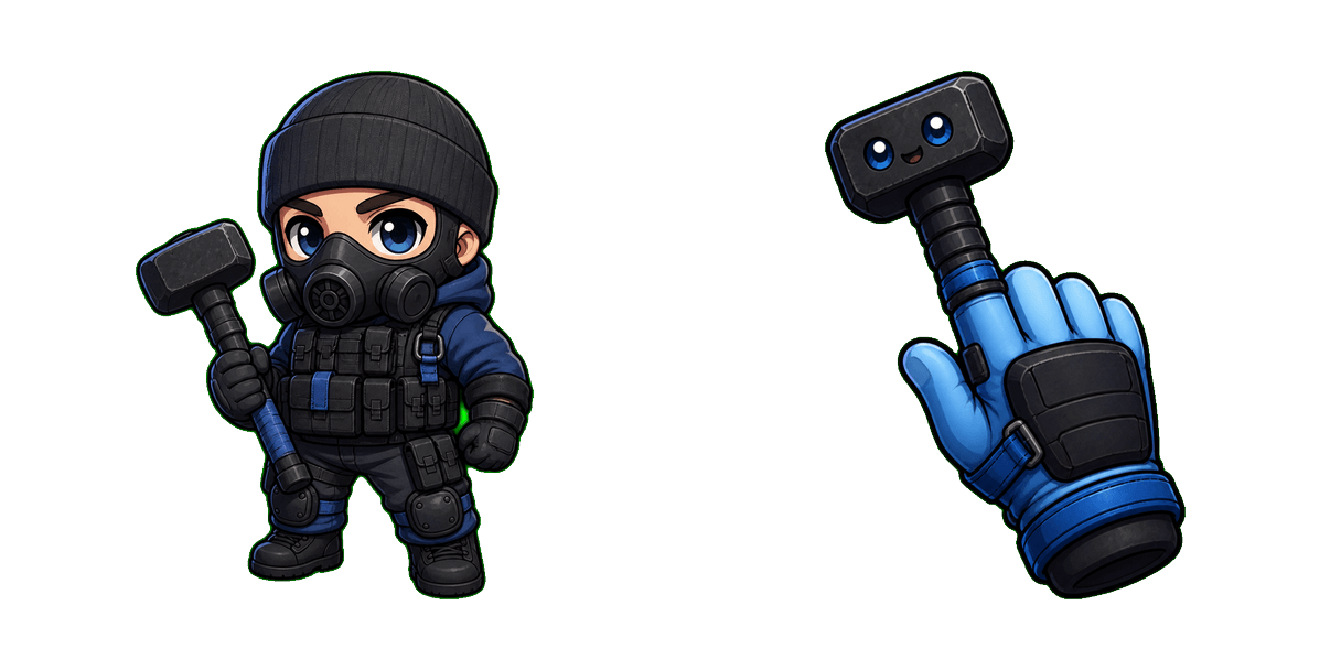 Rainbow Six Siege Sledge cursor pack