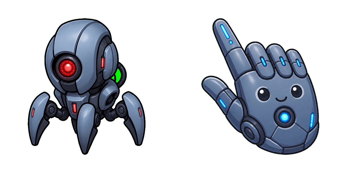 Pack de cursores RimWorld Mechanoid