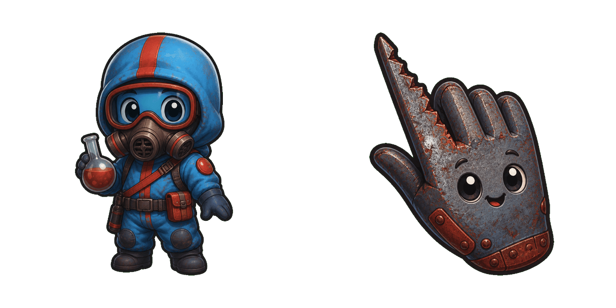Pack de cursores Rust Scientist