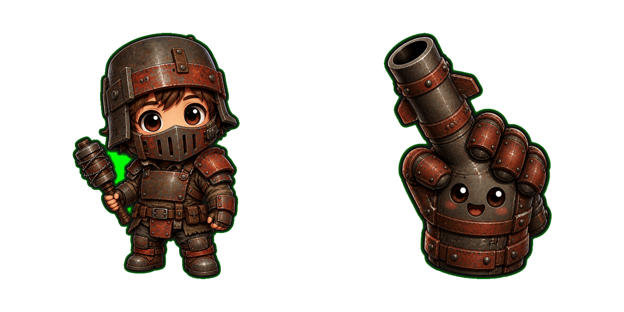 Pack de cursores Rust Armored Raider