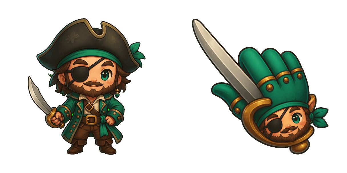 Pack de cursores Sea of Thieves Pirate