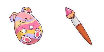 Pack de curseurs Easter Pink Bunny