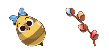 Pack de curseurs Easter Bee