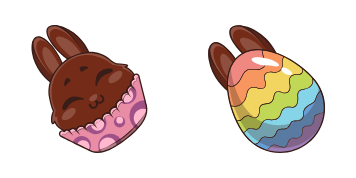 Pack de curseurs Easter Bunny Cupcake