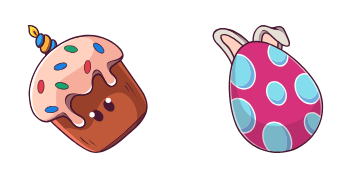 Pack de curseurs Easter Bread