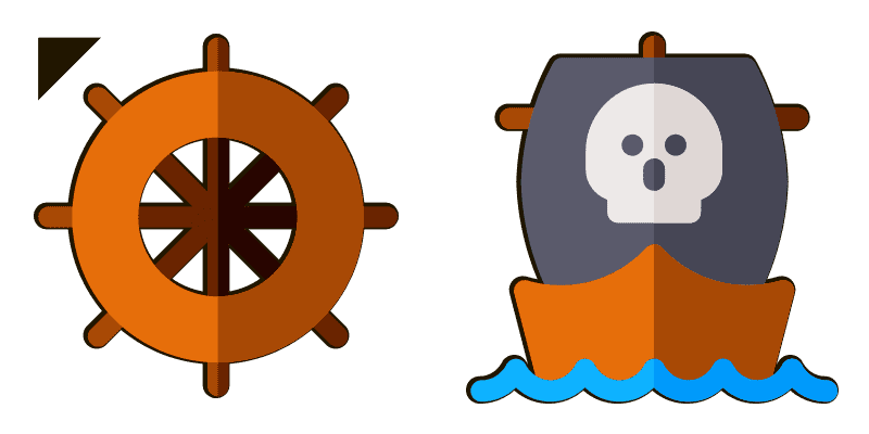 Pirates of the Caribbean cute cursor