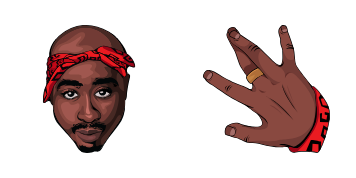 2Pac cute cursor