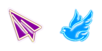 Pack de curseurs Airplane and dove