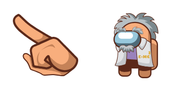 Albert Einstein cute cursor