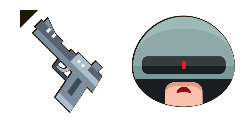 Robocop cute cursor