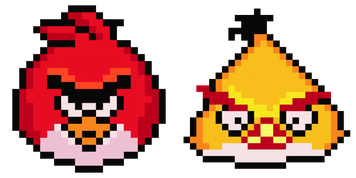 Pack de curseurs Angry Birds Pixel