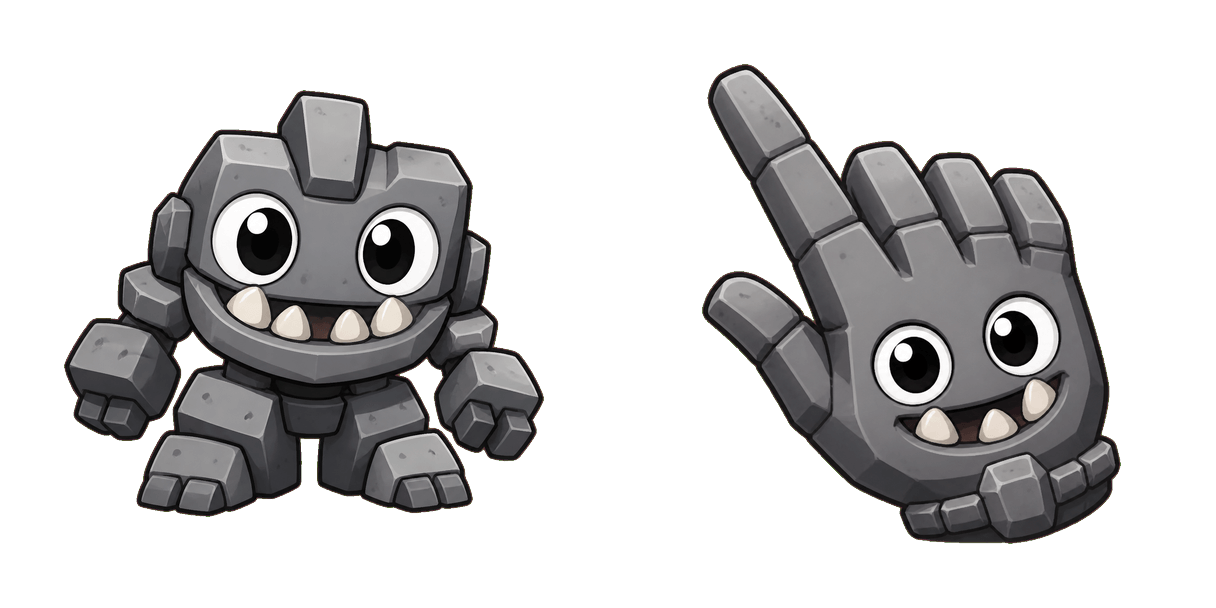 Mixels Balk and a Rock Cubit Cursor-Paket