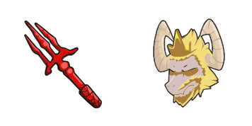 Pack de curseurs Asgore Dreemurr