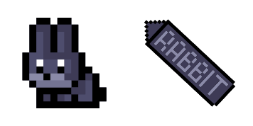 Pack de curseurs Black Rabbit Pixel