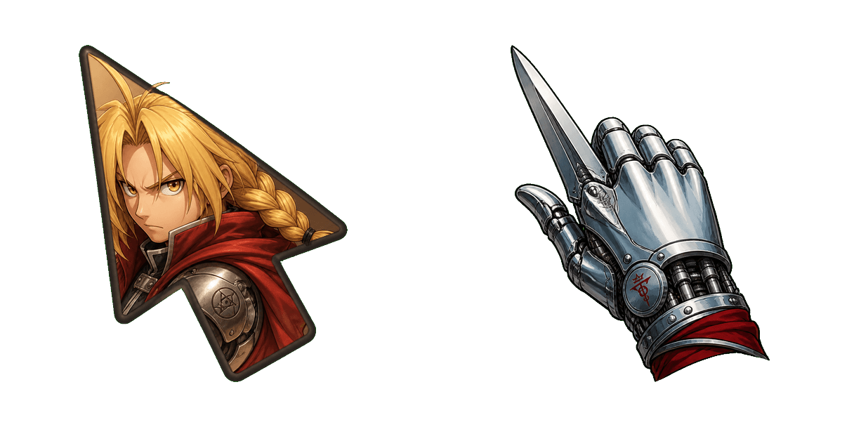 Fullmetal Alchemist Edward Elric cursor pack