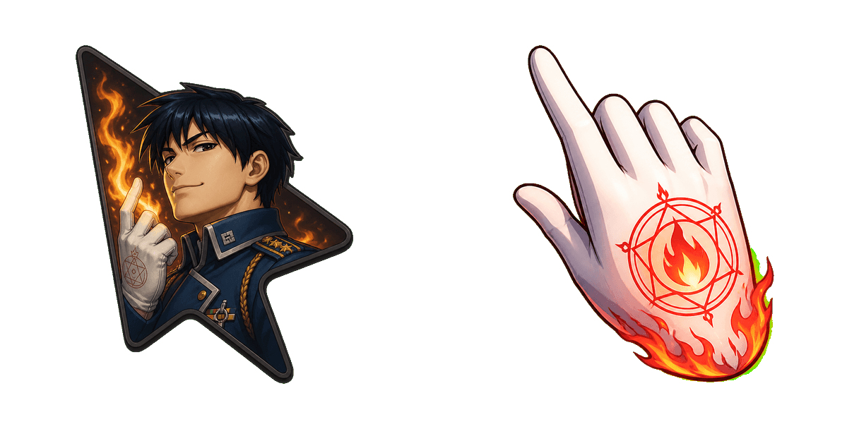 Fullmetal Alchemist Roy Mustang cursor pack